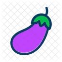 Diet Eggplant Food Icon