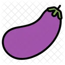Eggplant Grocery Vegetable Icône