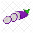 Eggplant slice  アイコン