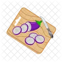 Eggplant slice  アイコン