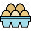 Eggs Chicken Carton Icon