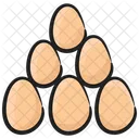 Eggs Chick Egg Farming Icon