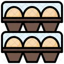Eggs Egg Carton Organic Eggs Icon