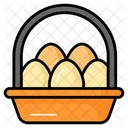 Eggs Basket Poultry Icon