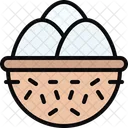 Eggs Basket Food And Restaurant Icon