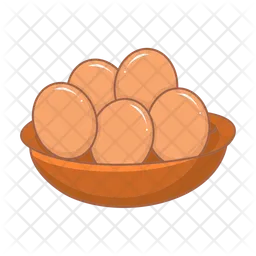 Eggs bowl  Icon