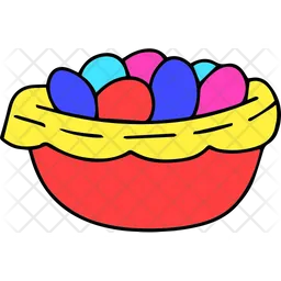 Eggs in a bowl  Icon