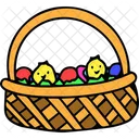 Eggs in basket  Icon