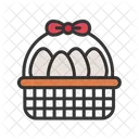 Eggs In Basket Food Egg Icon