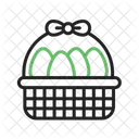 Eggs In Basket Food Egg Icon