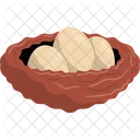 Eggs Nestled  Icon