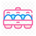 Eggs Package Color Icon