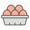Eggs Tray Protein Icon