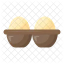 Eggs Tray Poultry Icon
