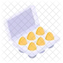 Dairy Product Eggs Tray Eggs Packaging Icon