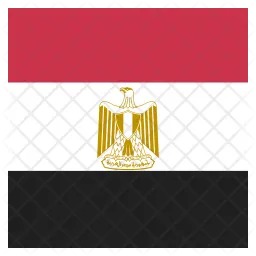 Egipto Flag Icono