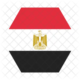 Egipto Flag Icono