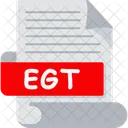 Egt Arquivo Egt Formato Egt Ícone