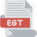 Egt Arquivo Egt Formato Egt Ícone