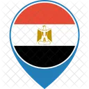 エジプト、国旗、世界 アイコン