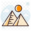 이집트 피라미드 기념물 이집트 아이콘