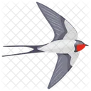 Egyptian Plover Flying Bird Feather Creature Icon