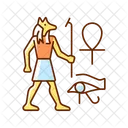 Egypt Hieroglyph Drawing Icon