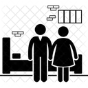 Ehelich Ehelicher Besuch Strafling Symbol