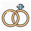 Ehering Verlobungsring Diamantring Symbol