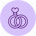 Hochzeit Ringe Paar Symbol