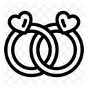 Ringe Herzringe Eheringe Symbol