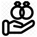Trauringe Ringe Hand Symbol