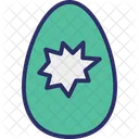 Dekorieren Dekorativ Osterei Icon