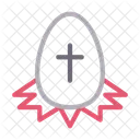 Ei Ostern Kreuz Symbol