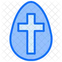 Kreuz Ei  Symbol