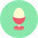 Ei Ostern Gekocht Symbol