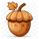 Eichel Herbst Eiche Symbol