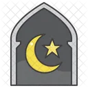 Crescent Star Symbol Icon