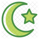 Eid Star Moon Islamic Icon