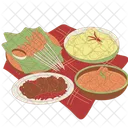 Eid adha foods on the table  Icon