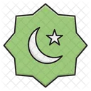 Eid Badge Moon Icon