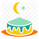 Eid Cake Icon Cake Sweet Icon
