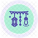 Eid Carnival Line Icon Icon