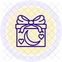 Eid Gifts Line Icon Icon