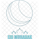 Eid Mubarak Ramadan Islamische Icon