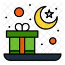 Eid Mubarak Eid Gift Gift Box Icon