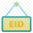 Eid Mubarak Sign  Icon
