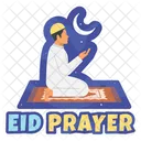 Eid Prayer Ramadan Prayer Muslim Person Icon