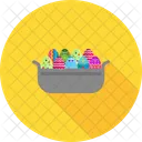 Eier Korb Kochen Eier Symbol