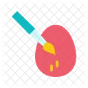 Farbe Ei Ostern Symbol
